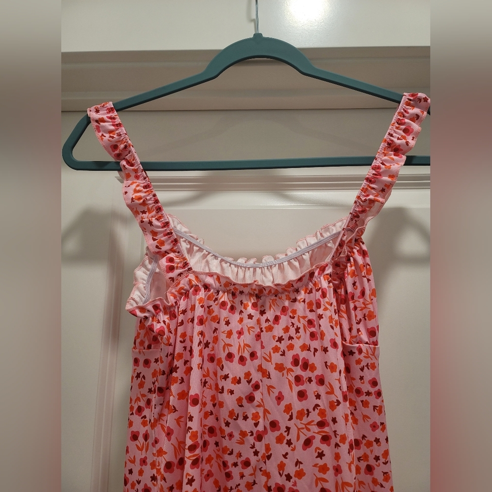 Pink Floral Bohemian Dress - Picture 6 of 7